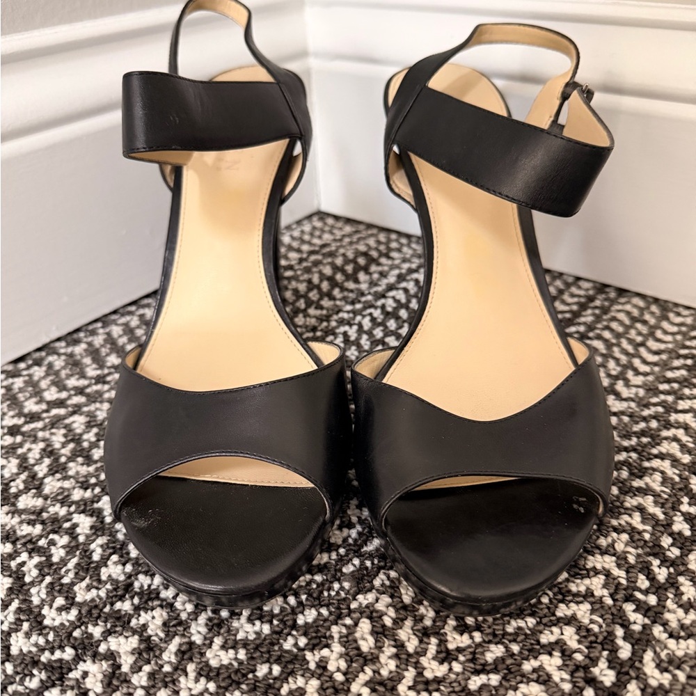 Lauren Ralph Lauren Black Heeled Sandals